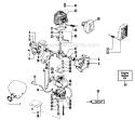Page C Diagram and Parts List for YP110  Weed Eater Trimmer